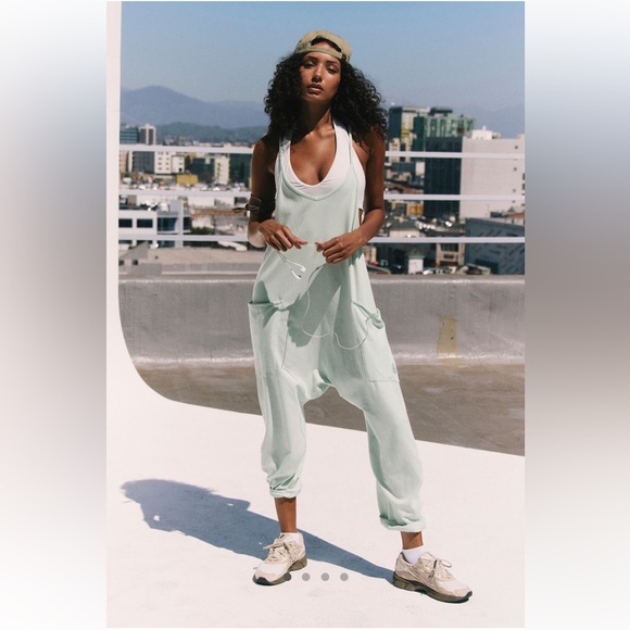 Free People NWT Hot Shot Onesie Size Small, Medium & Large in Pistachio - Picture 4 of 13